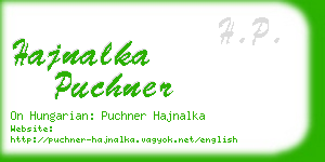 hajnalka puchner business card